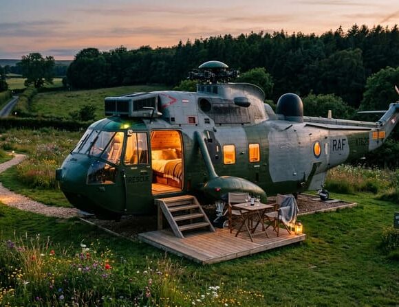 Helicopter Glamping